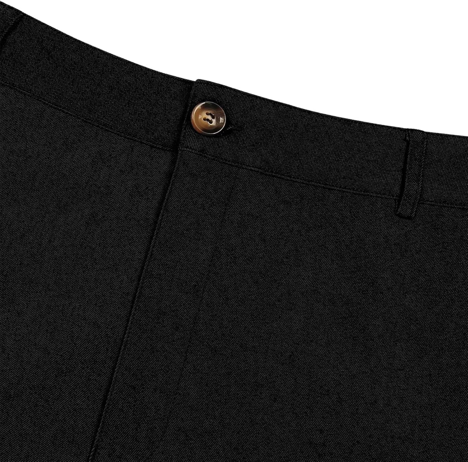 Men's Chino Casual Business Suit Pant Thin Classic Fit Dress Wrinkle Free Pants Stretch Slim Fit Flat-Front Trouser