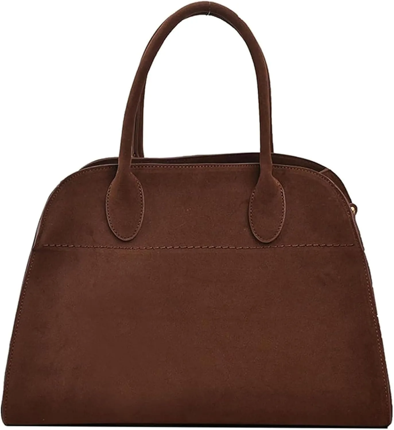 Modavo Parisian Stroll Bag, Modavo Bag, Fall Bags for Women 2024, Fashion Vintage Suede Bags for Women(Brown)