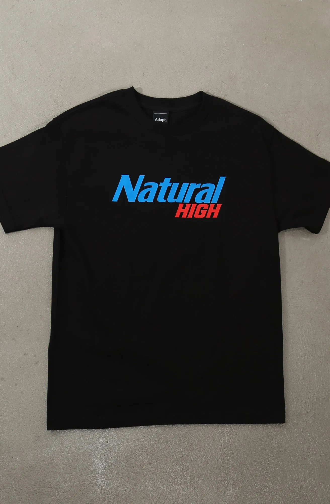 Natural High (Men's Black/Red Tee)