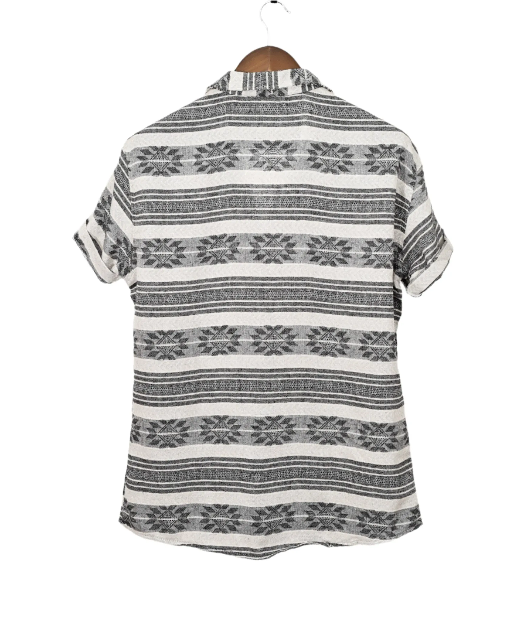 Neutral Striped Pattern Shirt ONLY