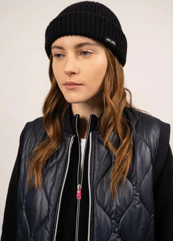 NEW MAELIE Navy Quilted Vest
