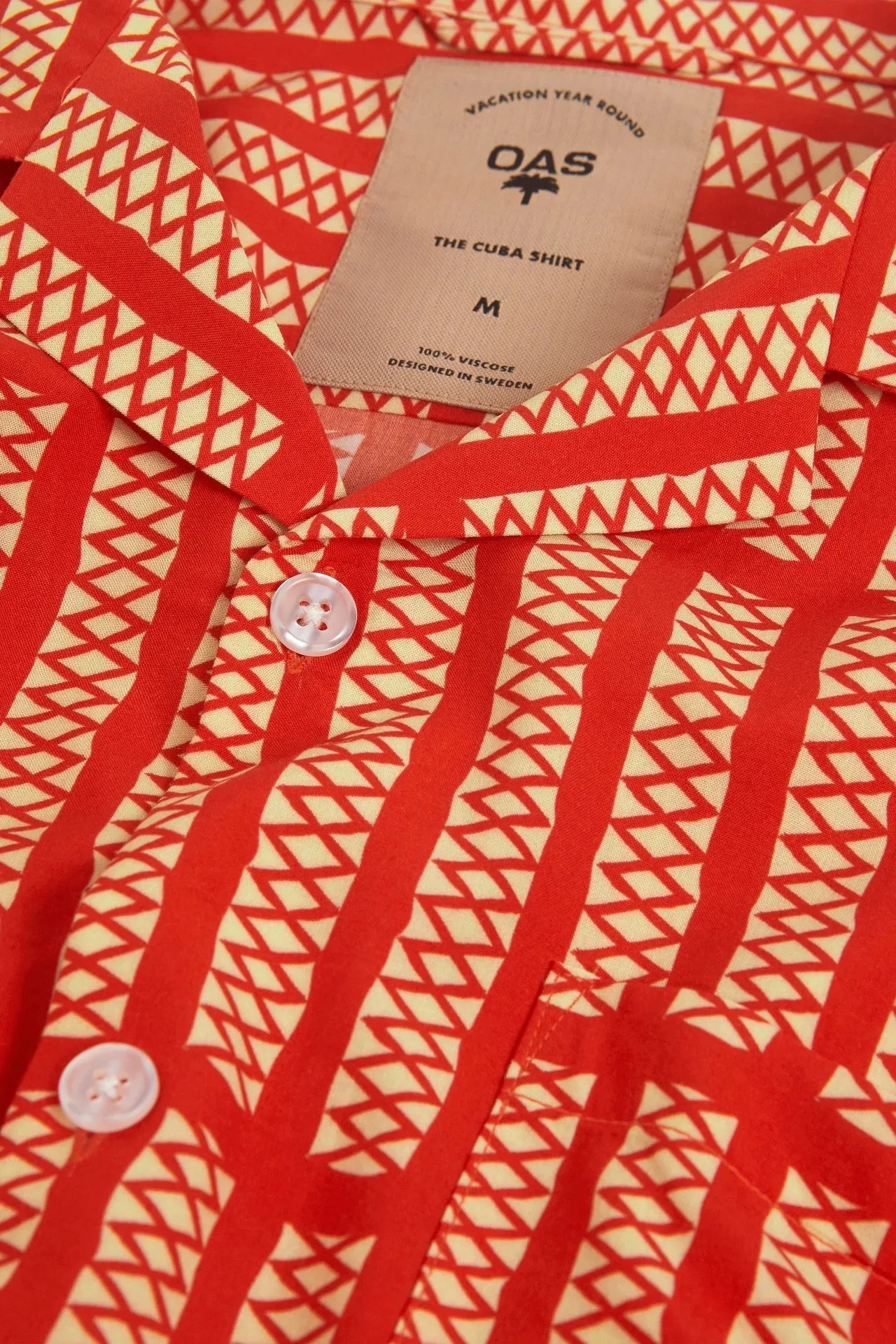 OAS Viscose Shirt - Railway Red