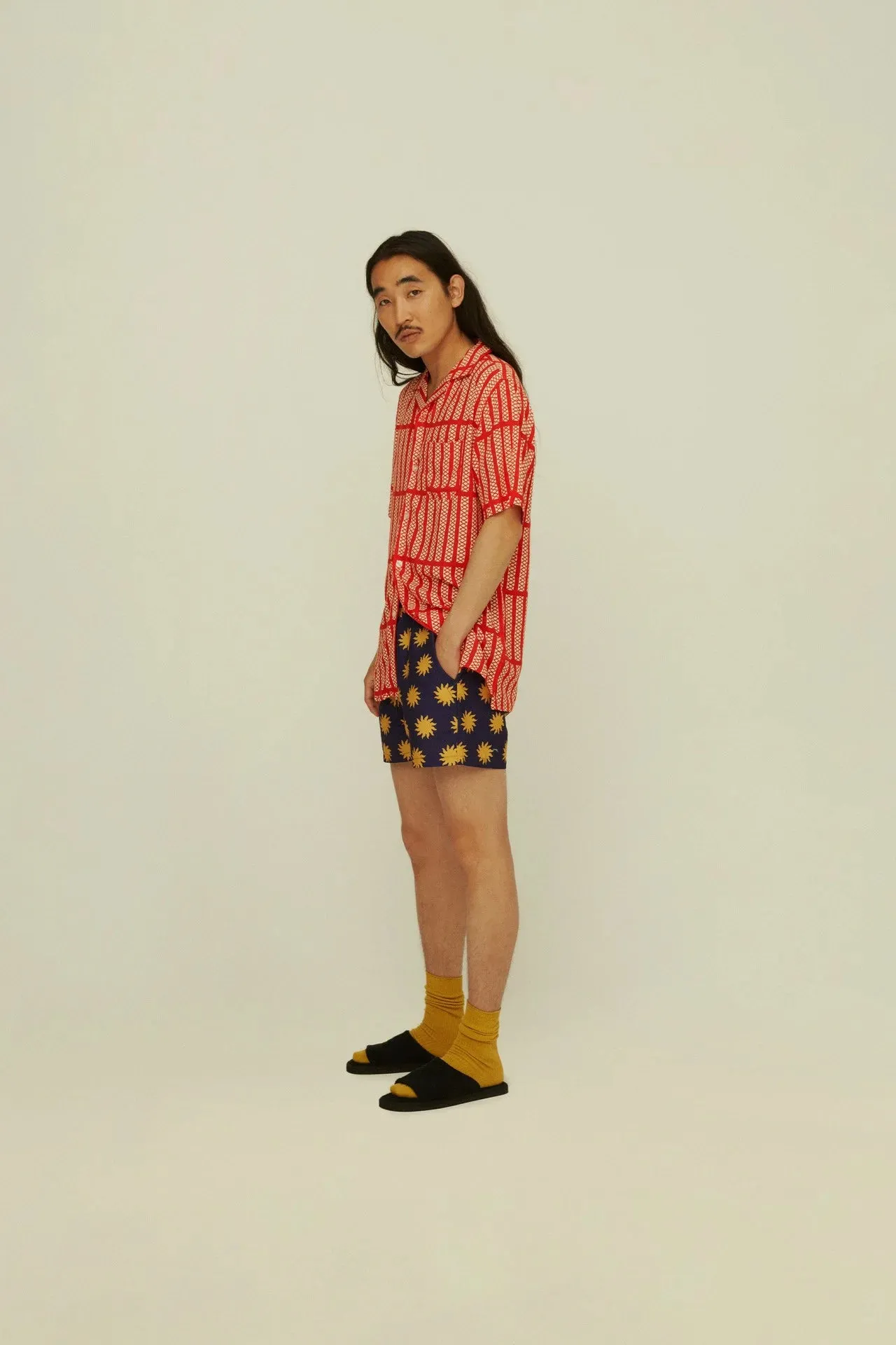 OAS Viscose Shirt - Railway Red