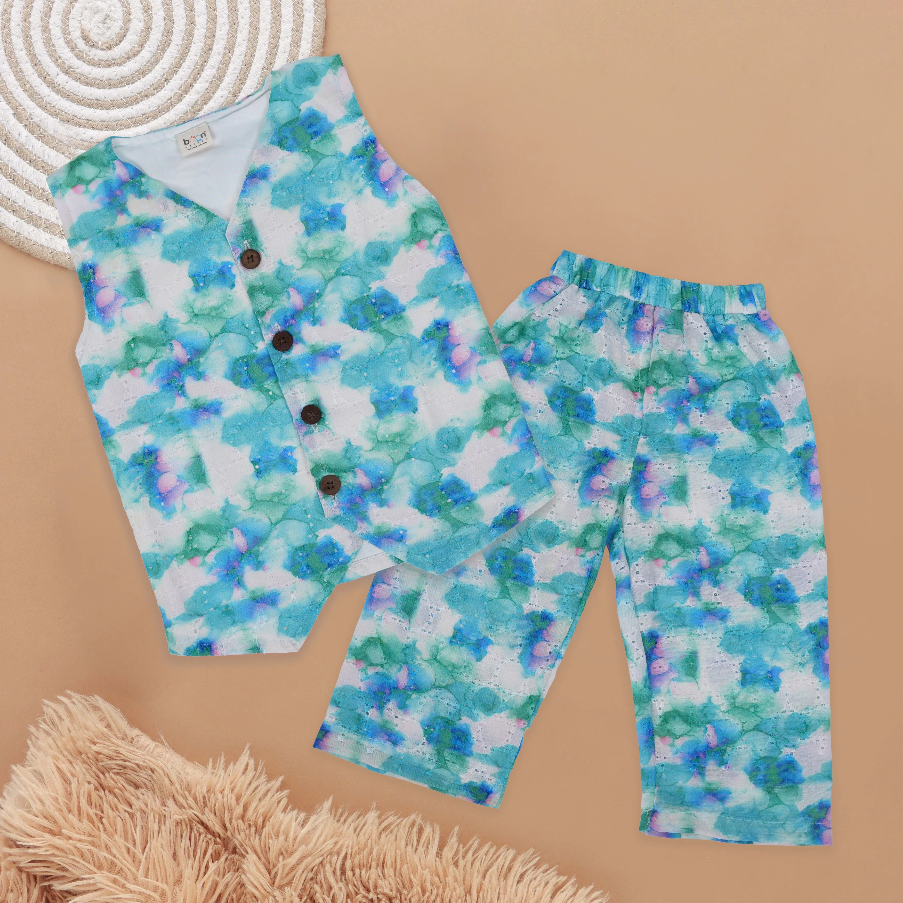 Oceanic Dream Watercolor Co-Ord Set