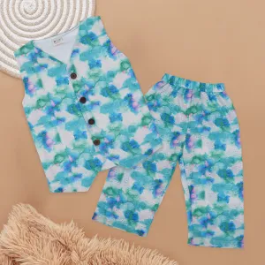 Oceanic Dream Watercolor Co-Ord Set
