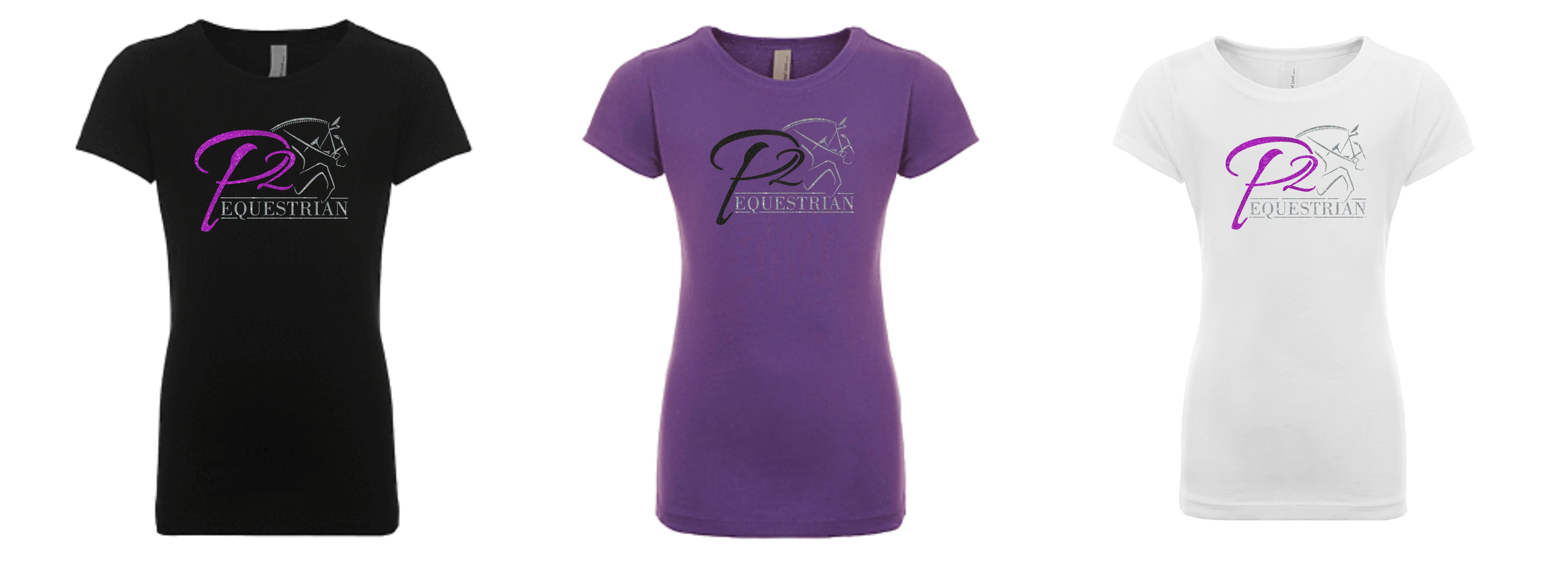 P2 Equestrian Next Level Ladies and Girls Tee