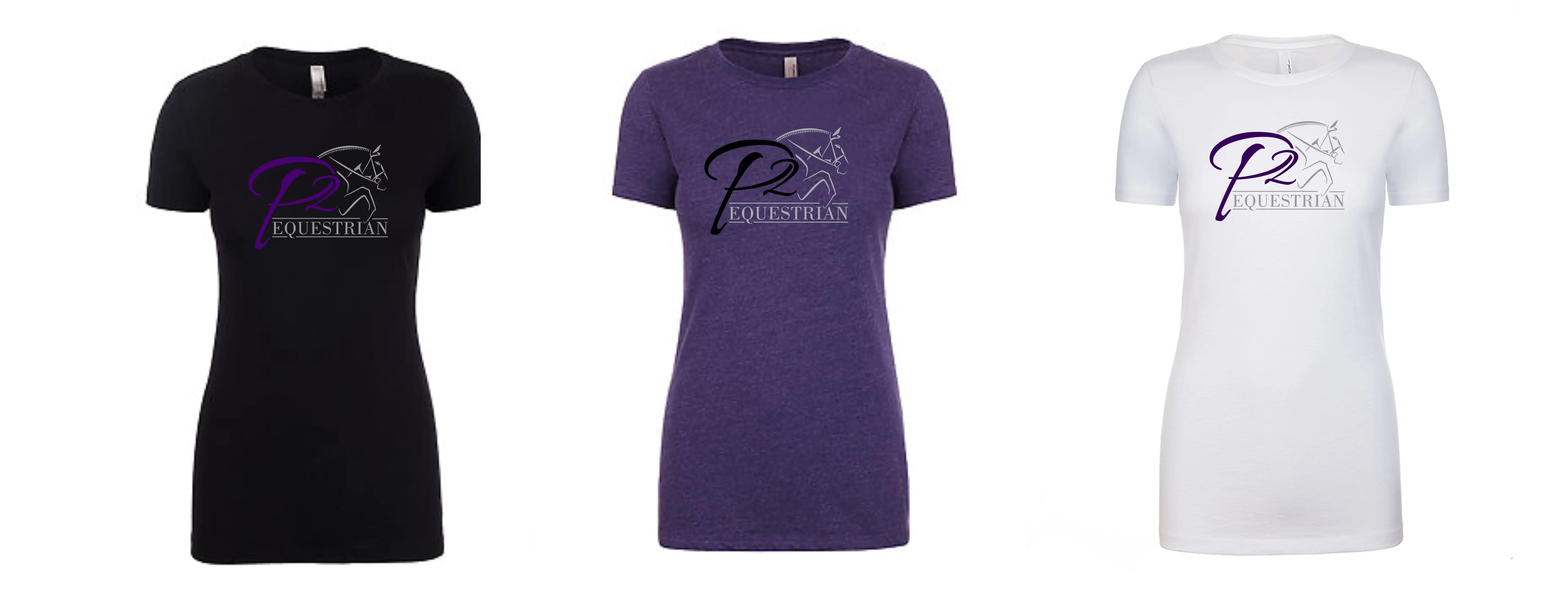 P2 Equestrian Next Level Ladies and Girls Tee