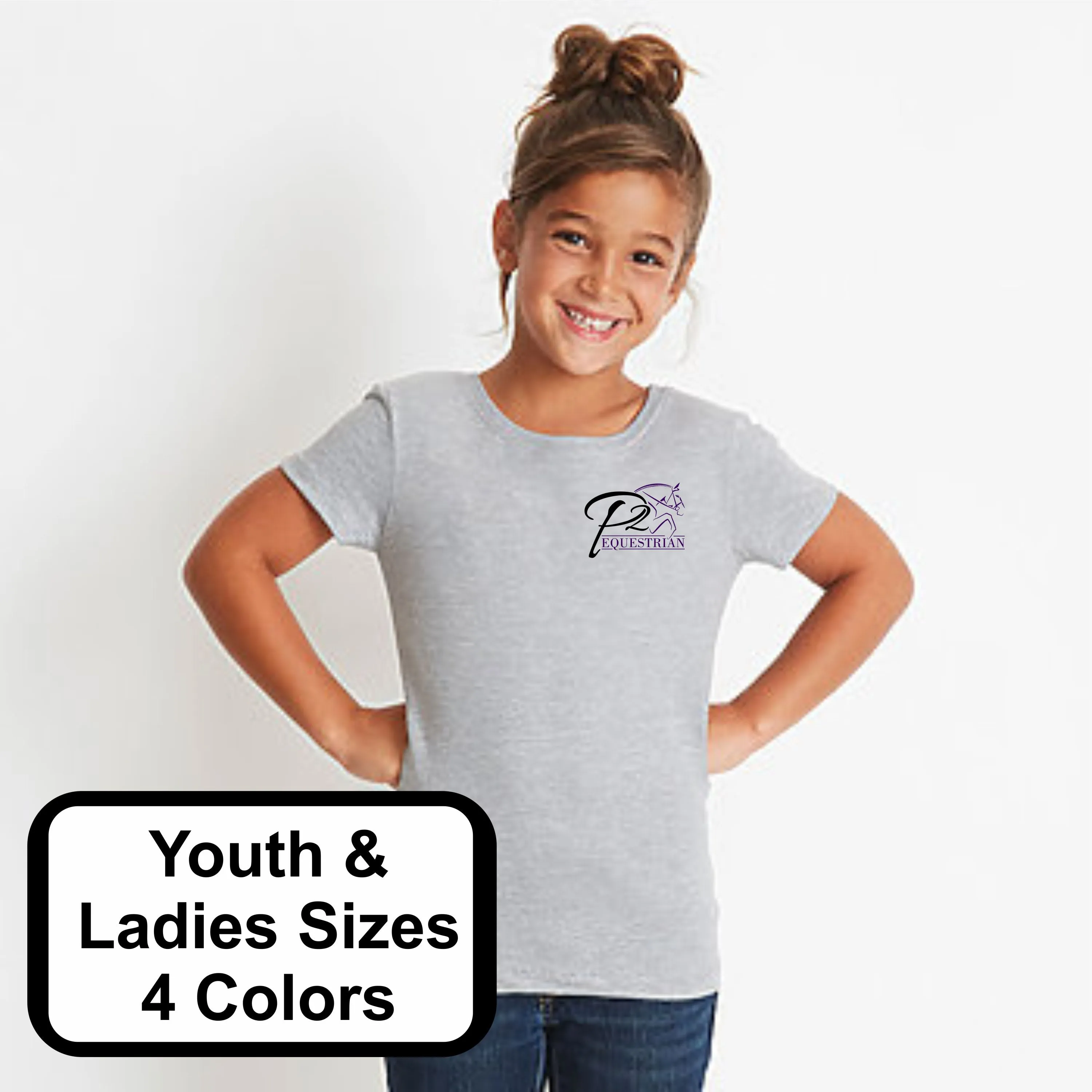 P2 Equestrian Next Level Ladies and Girls Tee