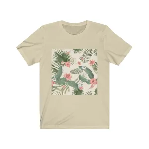 Palm Floral Short Sleeve Tee