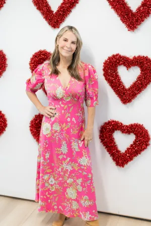 Pink Floral Dresses