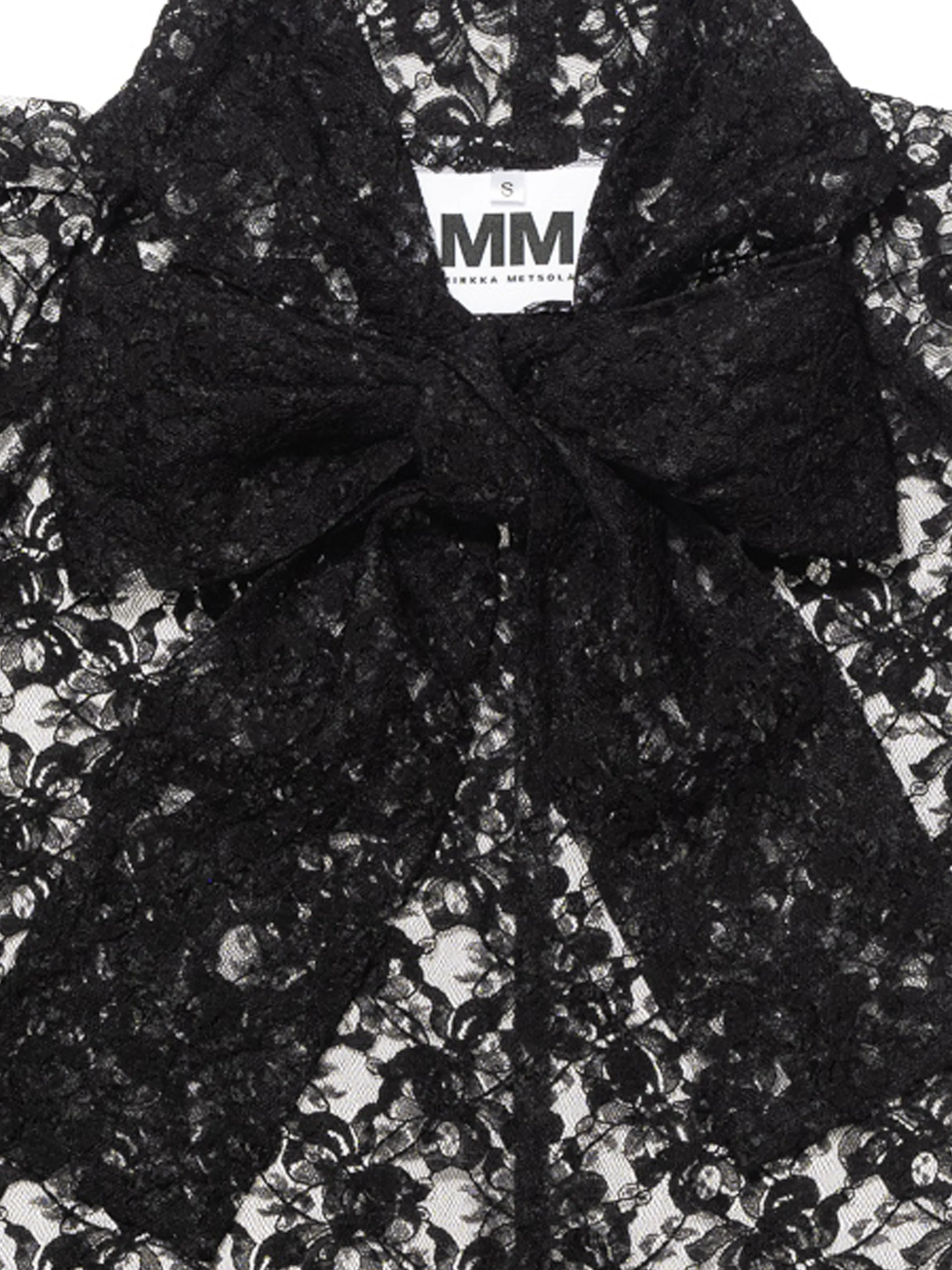 PUFFED LACE TOP