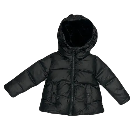 Raygo Ruffle Black Girls Coat