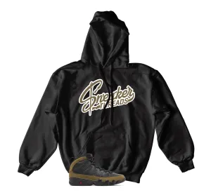 Retro 9 Olive Sneaker Threads Hoody