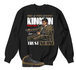 Retro 9 Olive Trust Issues Sweater