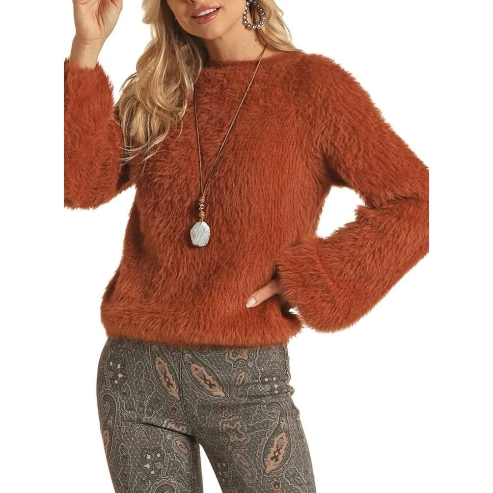 Rock & Roll Women’s Fluffy Sweater