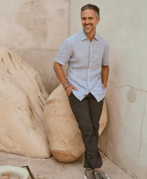 Short-Sleeve Linen Laguna Shirt