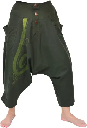 Siamrose Harem Pants Men Women Casual Yoga Lounge Trousers Shorts 2 Pockets