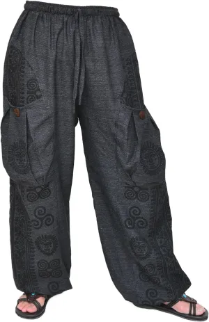 Siamrose Yoga Harem Pants Men Women Casual Baggy Lounge Trousers 2 Big Pockets