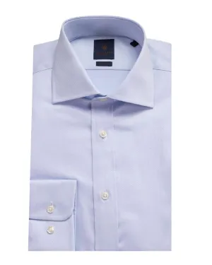 Sky Chevron Weave Easy-iron Shirt