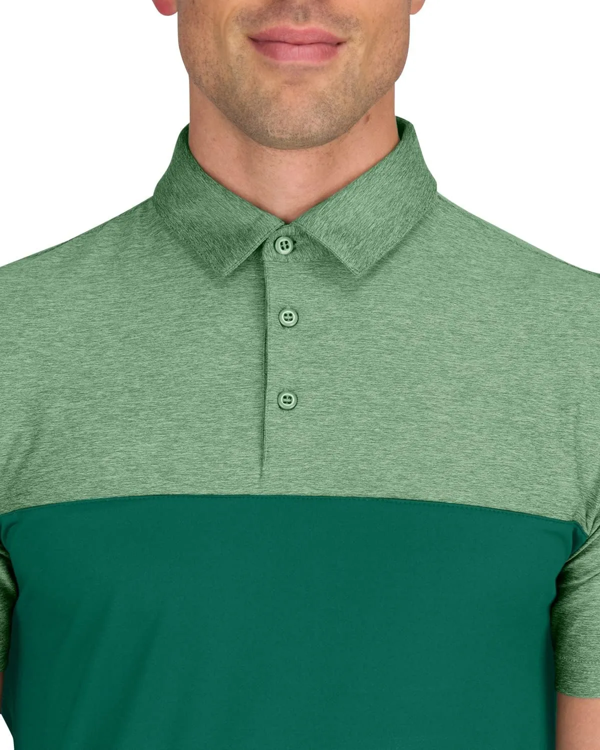 Three Sixty Six Quick Dry Golf Shirts for Men - Moisture Wicking Short-Sleeve Casual Polo Shirt