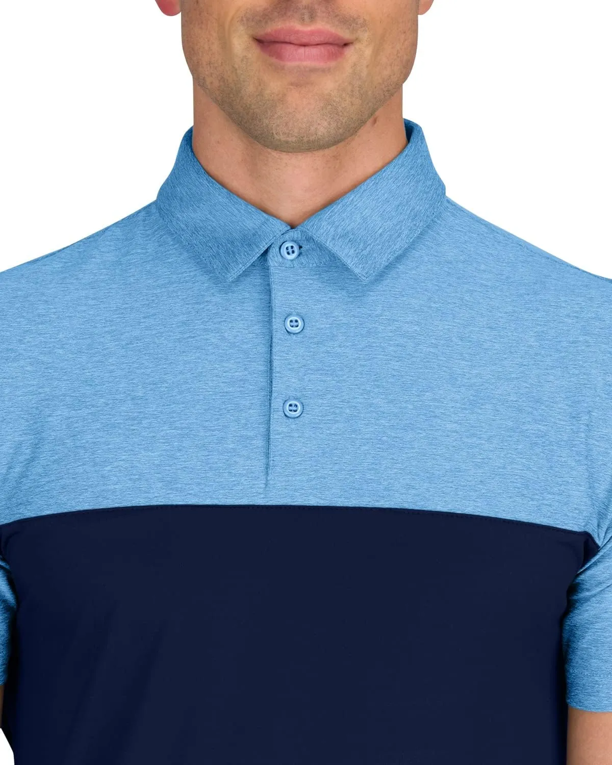Three Sixty Six Quick Dry Golf Shirts for Men - Moisture Wicking Short-Sleeve Casual Polo Shirt