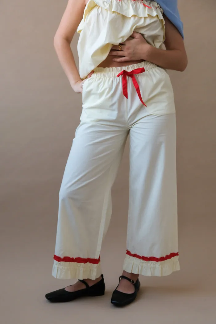 TULA FRILLY HEM TROUSER