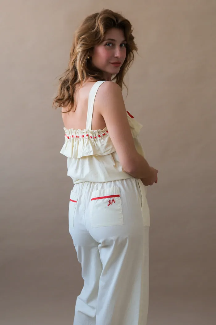 TULA FRILLY HEM TROUSER