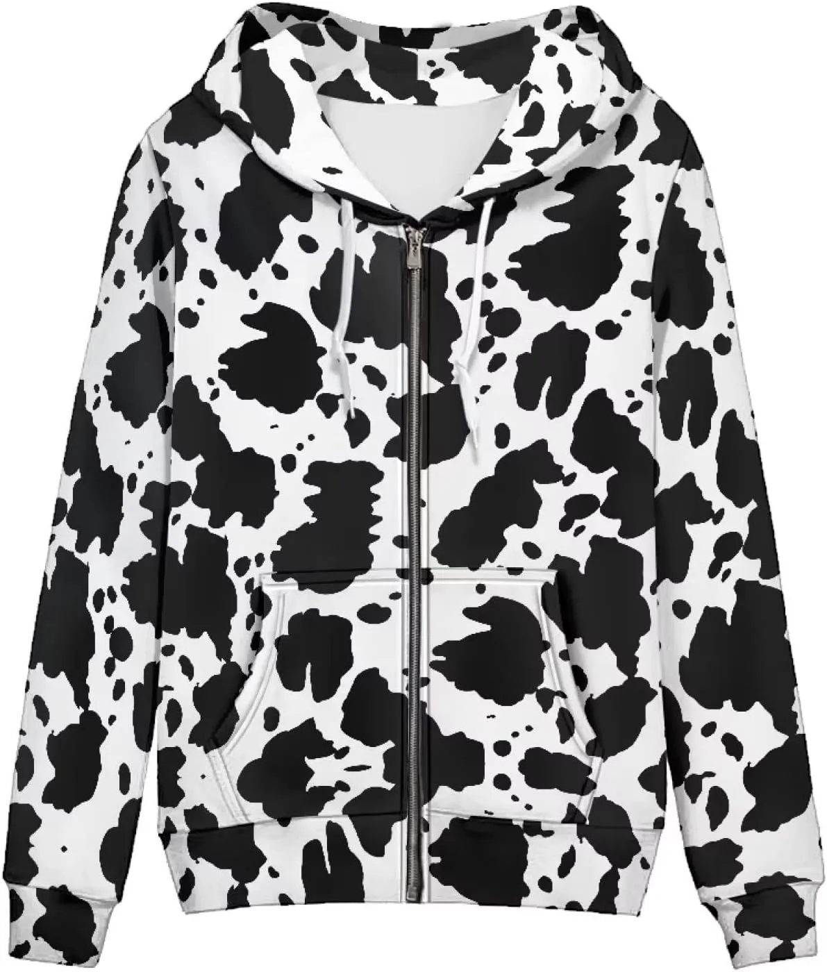 Uourmeti Hoodies Zip Up Jacket for Women Teen Girls Fall Sweatshirt XS-5XL