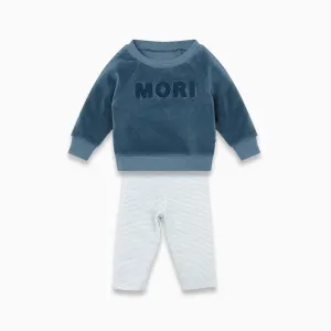 Velour Sweatshirt & Leggings Set
