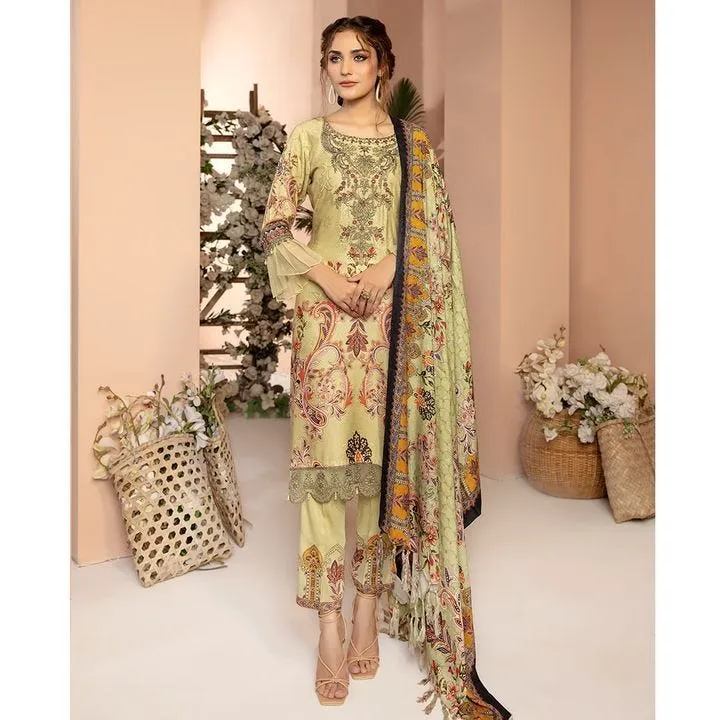Winter Ready to Wear 3 Pcs Dress by Mona 10