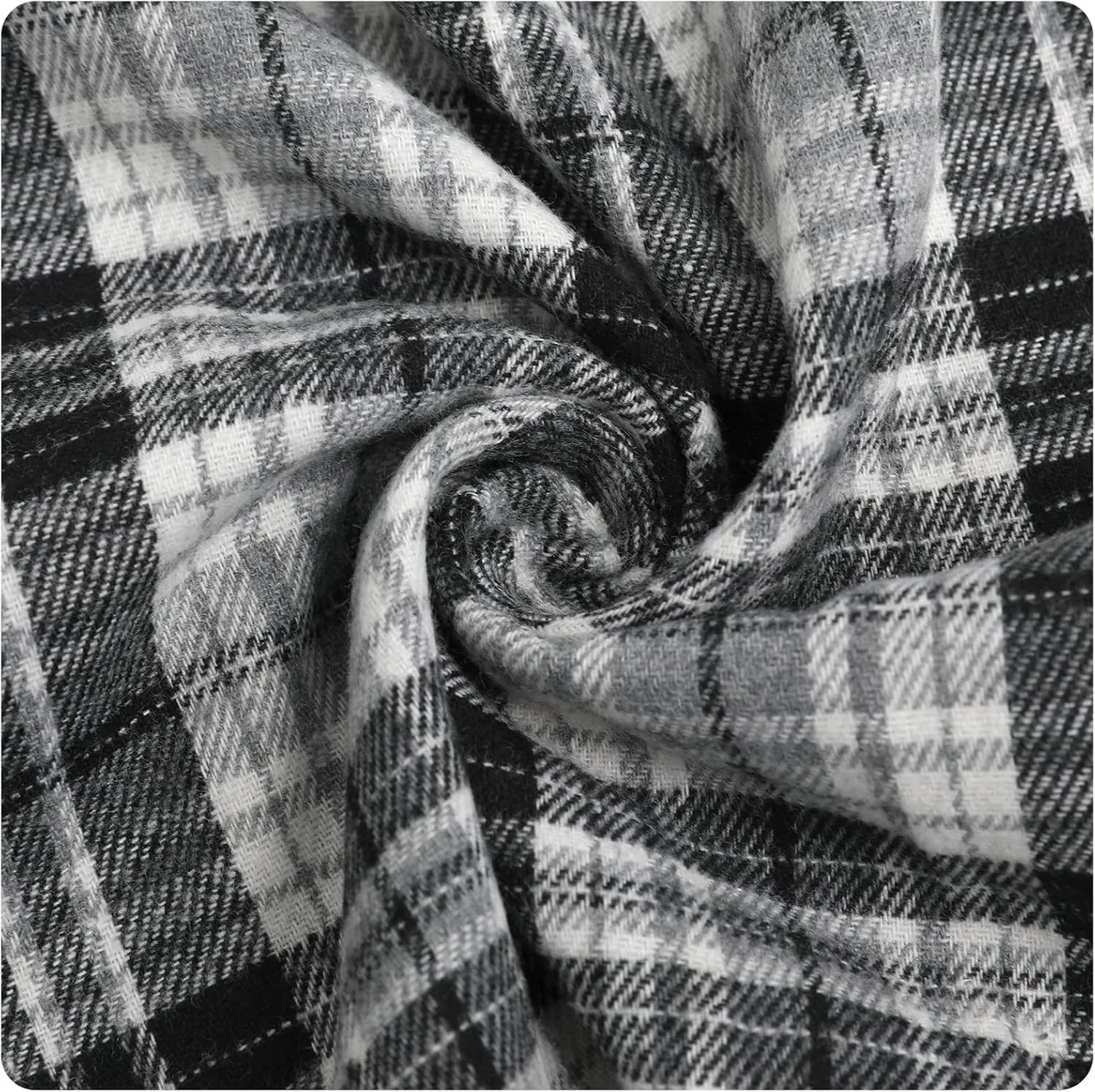 Womens Long Sleeve Plaid Hoodie Jacket Button Down Casual Boyfriend Blouse Shirts Tops Flannel Shirts with Pocket