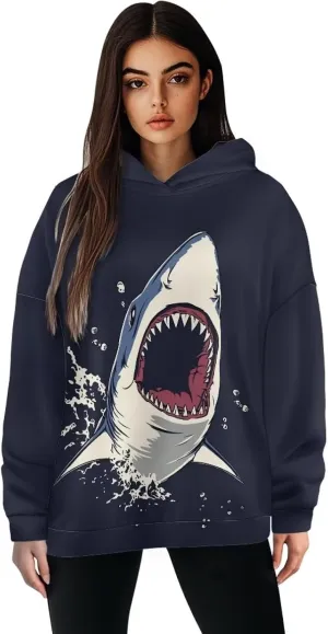 Women's Oversized Sweatshirt Long Sleeve Pullover Sweatshirts Casual Fashion Tops Hoodies