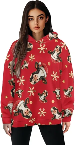 Women's Oversized Sweatshirt Long Sleeve Pullover Sweatshirts Casual Fashion Tops Hoodies