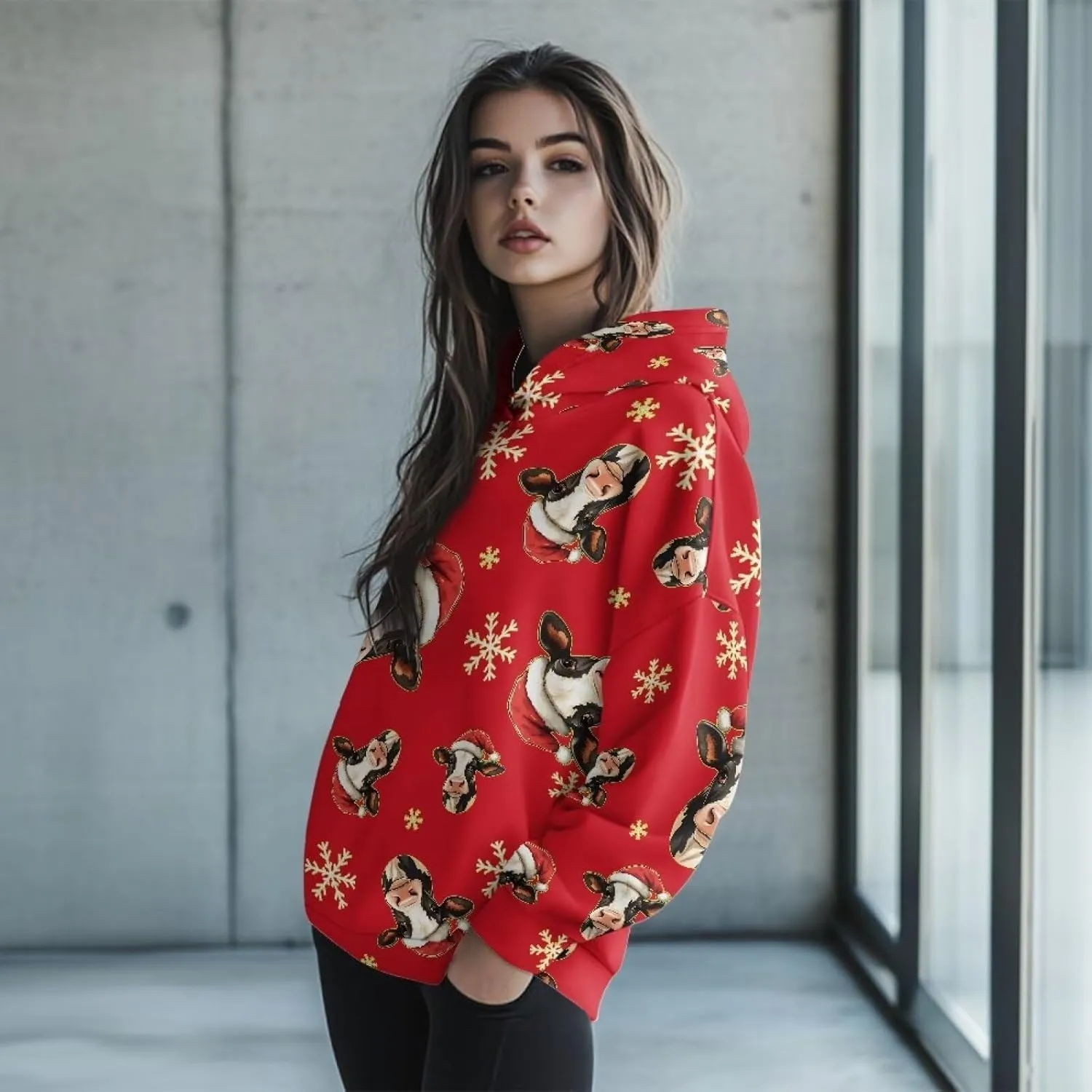 Women's Oversized Sweatshirt Long Sleeve Pullover Sweatshirts Casual Fashion Tops Hoodies