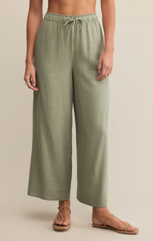 Z Supply: Easton Linen Pant in Avocado